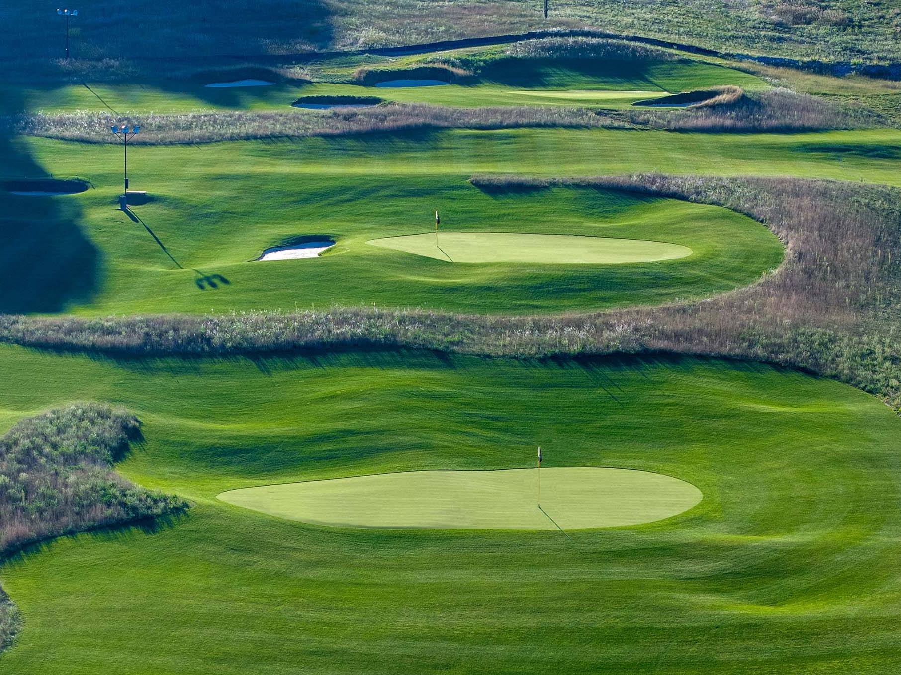 Done shot of holes 3 through 5 on Doon Brae