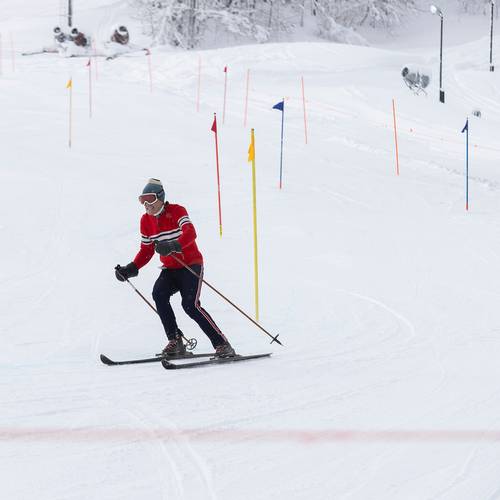 Vintage ski race at The Highlands