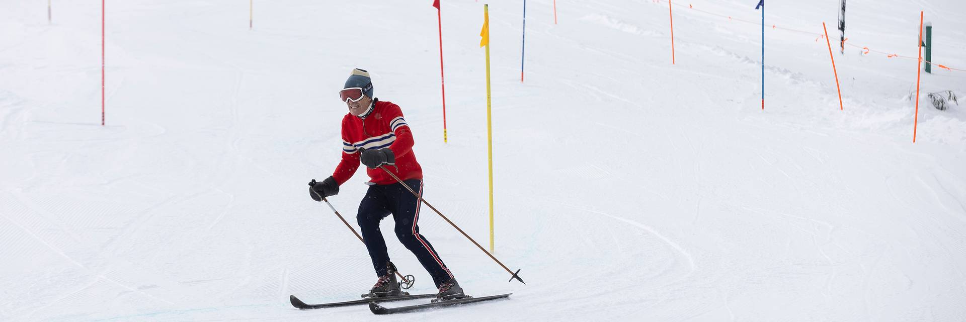 Vintage ski race at The Highlands