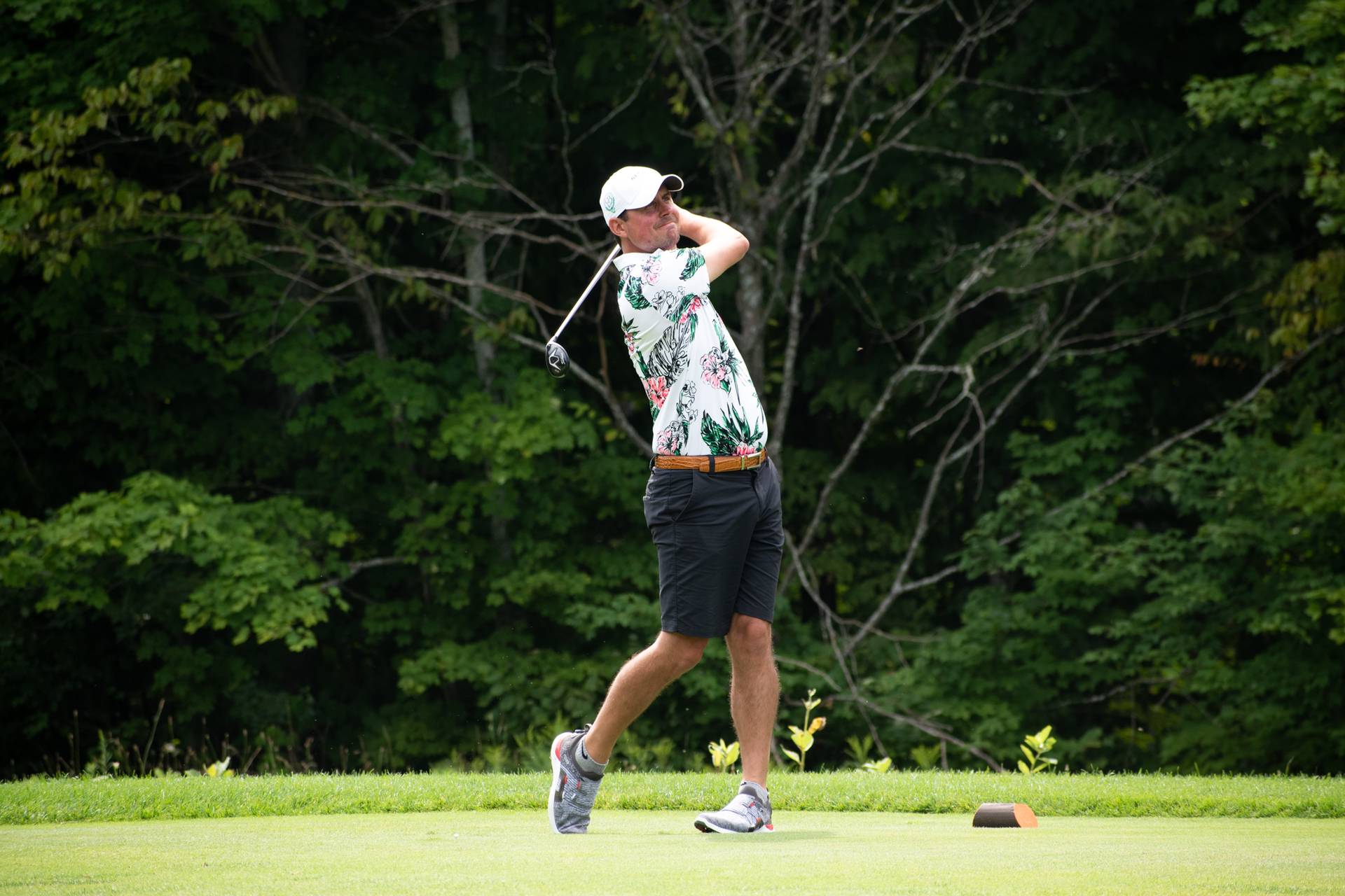 A golfer