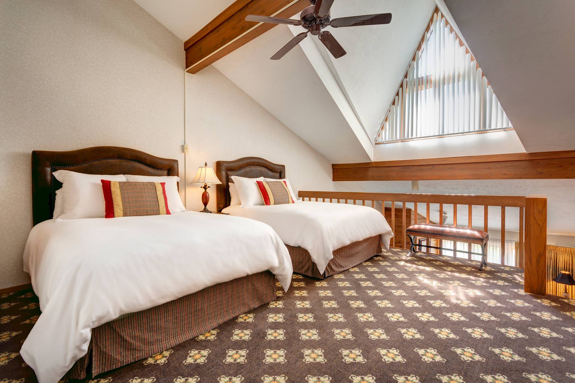 Two queen beds