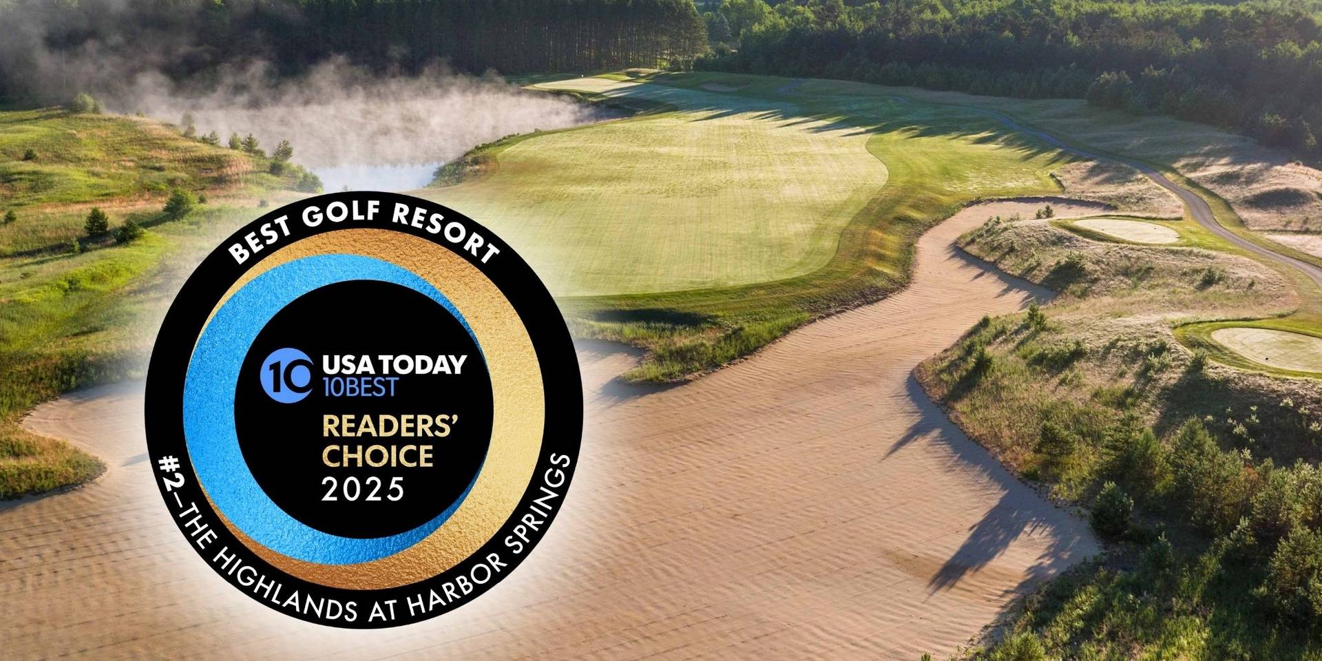 USA Today 10Best Reader's Choice Golf Resort Graphic