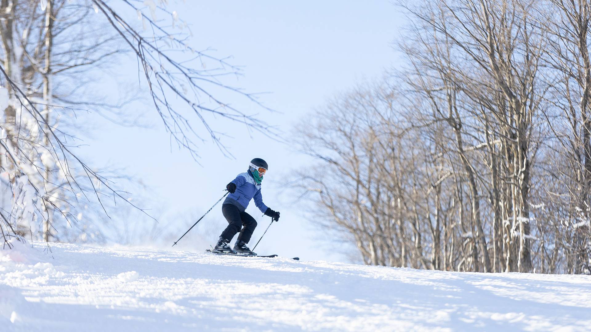 a skier at The Highlands